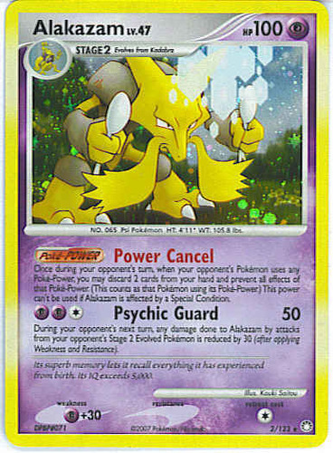 ALAKAZAM 1/102 Base Set Holo Pokemon Card Exc / Near -  Portugal