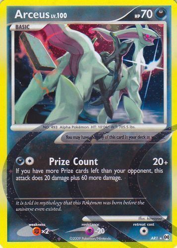 Arceus LV. X - Platinum - Arceus #95 Pokemon Card