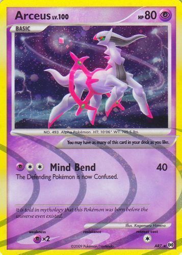 Arceus LV. X Pokemon 2009 Arceus #94 Holo