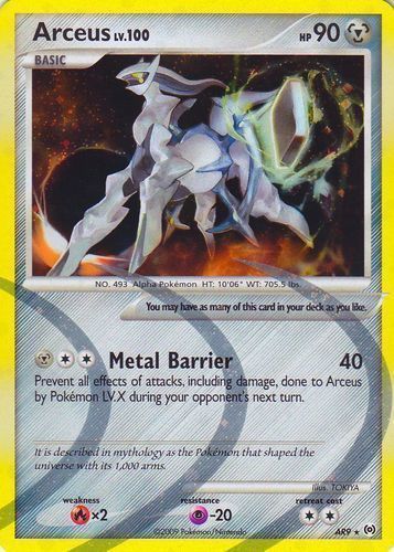 Auction Item 124052832956 TCG Cards 2009 Pokemon Japanese Arceus LV.X  Deck: Lightning & Psychic