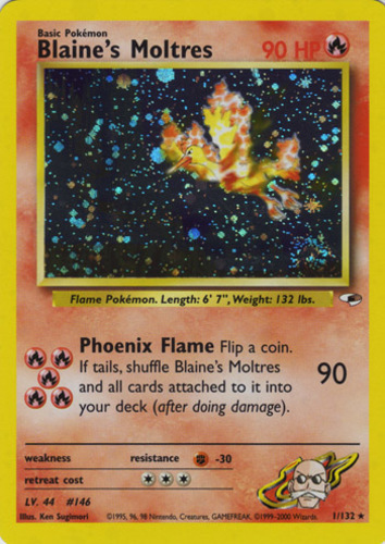 Mavin  Moltres Holo / Shiny E Series Pokemon TCG Card Skyridge H20/H32  Moderate Play