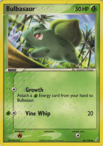 Pokemon Card bulbasaur 55/112 ex FireRed LeafGreen NM/M Holo Values - MAVIN