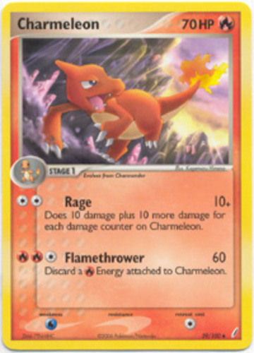 Pokemon Super Secret Rare CHARMELEON lv32 102/100