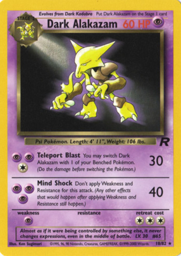 Radiant Alakazam, Ungraded