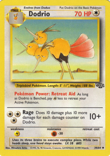 Dodrio - Pokémon Normal Raro - 100/135 - Bw Temp De Plasma