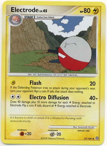  Electrode 46/185 - Vivid Voltage - Foil - Pokemon Evolution  Card Lot : Toys & Games