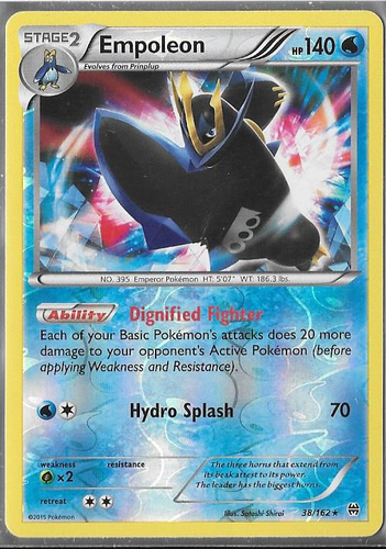 Empoleon LV X 120/130 Holo Pokemon Diamond and Pearl - PSA 8