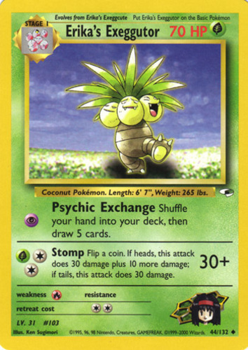 exeggutor pokemon card price