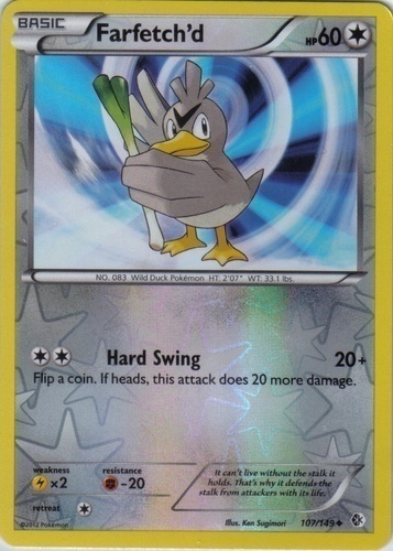 carta pokemon foil farfetch'd de galar - Comprar Cartas Colecionáveis  antigas no todocoleccion