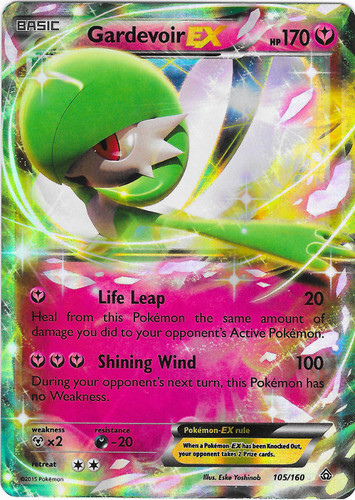 Pokemon Gardevoir Lv 61 8/127 Platinum Holo LP-MP