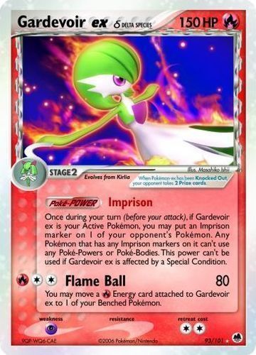 Card Gardevoir-EX 78/114 da coleção Steam Siege