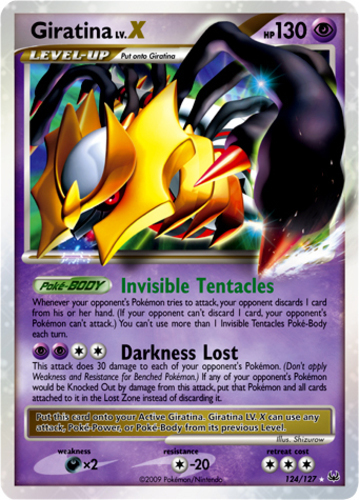 M Giratina Ex pokemon card