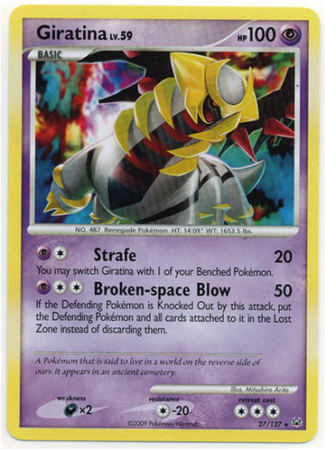 Auction Prices Realized Tcg Cards 2009 Pokemon Diamond & Pearl Black Star  Promo Giratina LV.X-Holo