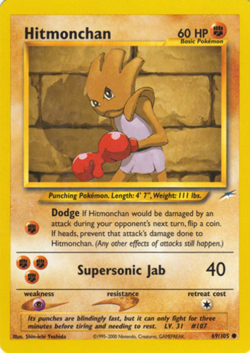 Pokemon Hitmonchan, Hitmonlee & Hitmontop Card Lot - 21 Different Card –  JAB Games13