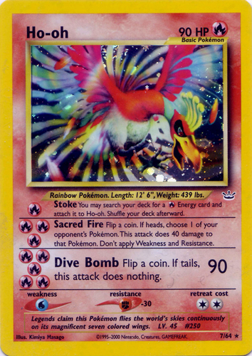 Ho-Oh EX - Rage of the Broken Sky #88 Pokemon Card