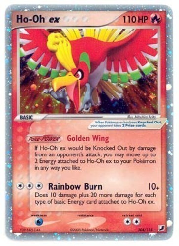 M HO-OH Ex Pokemon Card 