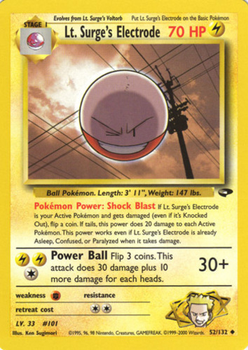  Electrode 46/185 - Vivid Voltage - Foil - Pokemon Evolution  Card Lot : Toys & Games