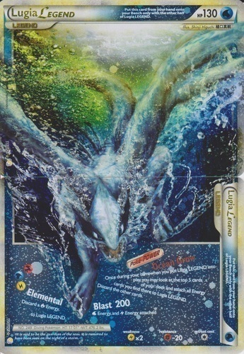 Pokemon PSA 8 NM-MT Lugia 29/115 EX Unseen Forces Cosmos Holo Silvery Ocean  TD