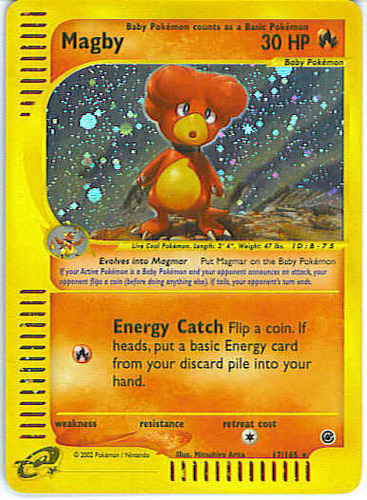 CARD POKEMON POKEDEX EC VOL. II #240 MAGBY 2023 Johto PERU South America