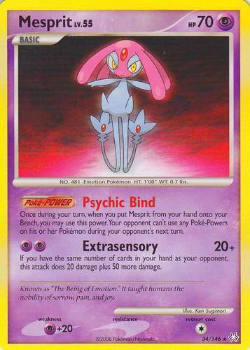 Mesprit LV.X 143/146 Extended Art Ultra Rare Card Pokémon Legends Awakened  - LP