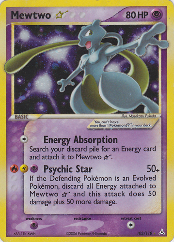 Buizel - PtM - Mewtwo LV.X Collection Pack card 003/012