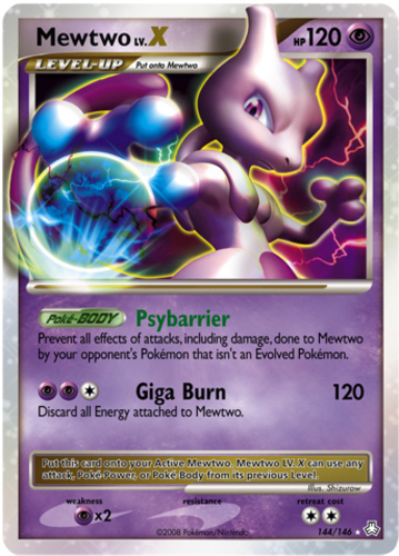 Pokemon Card Game/Mewtwo LV.X Collection Pack]Mewtwo 006/012 Foil