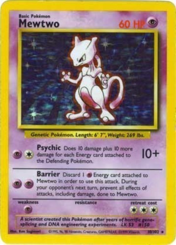 Mewtwo lv.x DP28 - Pokémon samlarkort