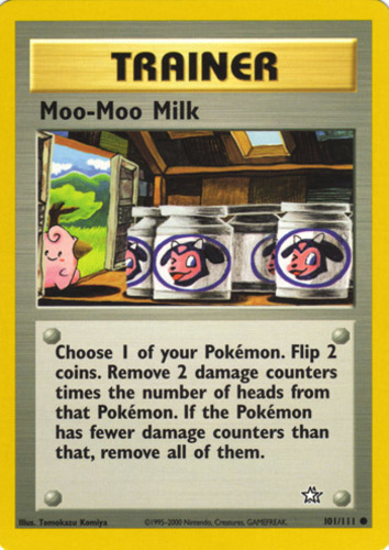 Moomoo Milk 94/123 - HeartGold SoulSilver - Uncommon - Pokemon Card TCG - LP