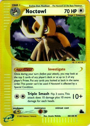 Pokemon Card - Diamond & Pearl 34/130 - NOCTOWL (rare):  -  Toys, Plush, Trading Cards, Action Figures & Games online retail store shop  sale