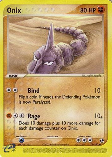Onix 1999 Pokemon Game 1st Edition #56 Price Guide - Sports Card Investor