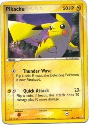 Lt. Surge's Pikachu Custom Holo Pokemon Card, $ 15.19, AllianceTCG