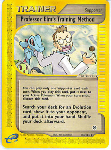 Professor Elm's Training Method 79/101 Tarjeta De Pokemon Dragon Frontiers Lp 