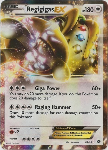 CARD POKEMON EJ VOL. V #26 REGIGIGAS 2020 Sinnoh PERU South