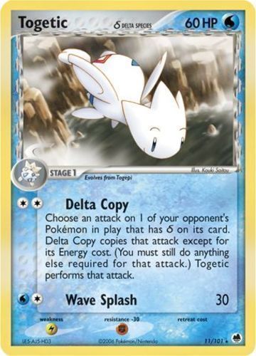 Pokemon Card - Aquapolis 39/147 - TOGETIC (REVERSE holo) *Non-Mint