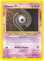 Unown - 54/123 - Uncommon- Heart Gold Soul Silver - Pokemon CARD - NM/M