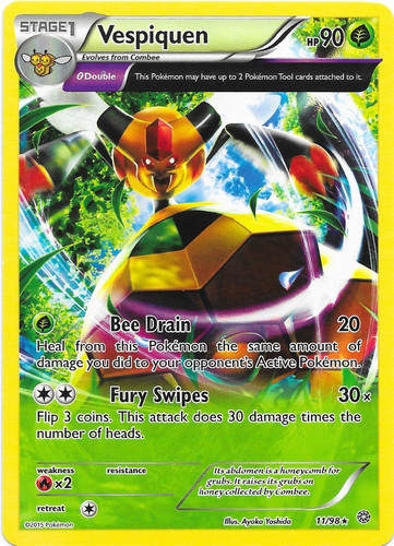 Pokemon Card - Diamond & Pearl 39/130 - VESPIQUEN (rare