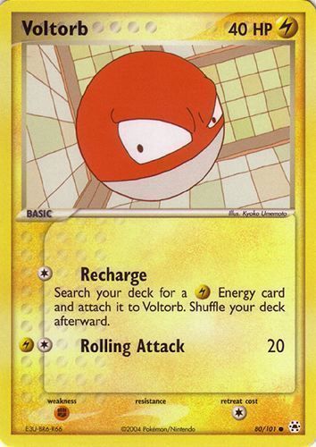 Pokemon Card - Voltorb & Electrode #1221 - Vending Machine - Holo