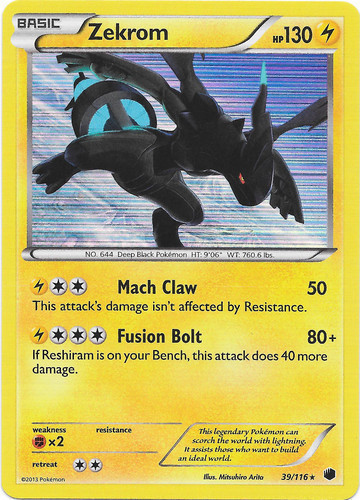 Pokemon - Zekrom-EX (BW38) - BW Black Star Promos - Holo