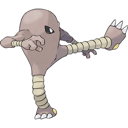 Hitmonlee (25/115) (Stamped) [EX: Unseen Forces]