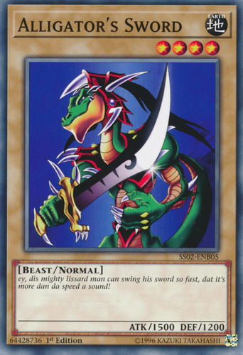 Alligator's Sword : YuGiOh Card Prices