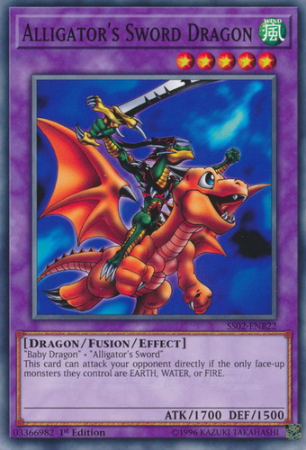 Alligator's Sword Dragon : YuGiOh Card Prices