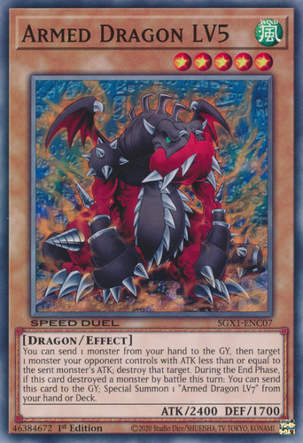 Armed Dragon LV5 : YuGiOh Card Prices