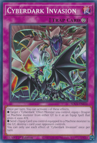 Cyberdark Chimera - SDCS-EN002 - Ultra Rare - 1st Edition - Yu-Gi-Oh!  Singles » Starter/Structure Deck Singles » Cyber Strike - Carte Blanche  Hobbies