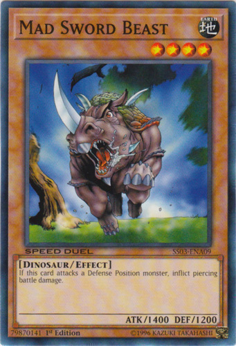 Yugioh Deck Review: Dinosaur's Rage