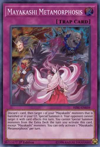 Protège-cartes - Yu-Gi-oH! JCC - Mayakashi Metamorphosis