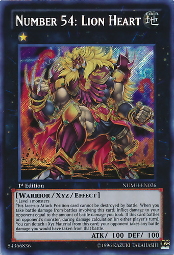 Number 54: Lion Heart : YuGiOh Card Prices