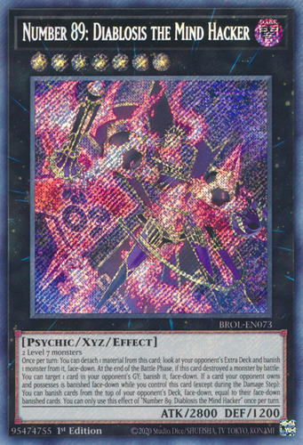 YUGIOH NUMBER 89: Diablosis the Mind Hacker YCSW-EN010 Promo Super