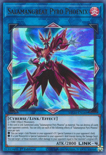 Salamangreat Pyro Phoenix - CHIM-EN039 - Secret Rare - 1st Edition