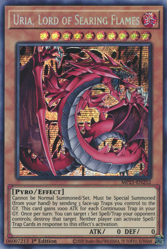 Uria, Lord of Searing Flames : YuGiOh Card Prices