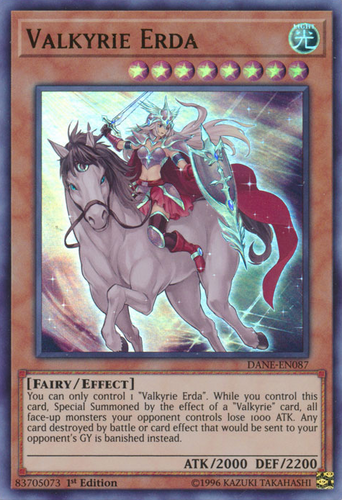 Valkyrie Chariot DANE-EN088 Yu-Gi-Oh! Card Light Play 1st Edition